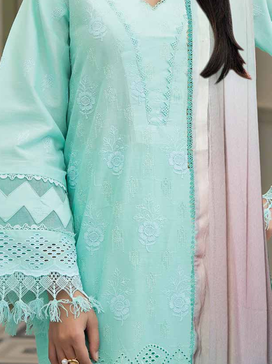 chicken Kari shirt ,pure digital chiffon dupatta, comfort trouser