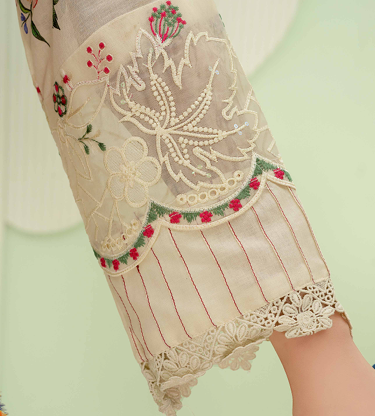 premium embroidered digital lawn shirt ,Emb daman with sleeve fancy patch,digital printed dupatta comfort trouser