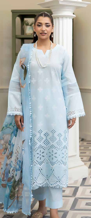 chicken Kari shirt ,pure digital chiffon dupatta, comfort trouser
