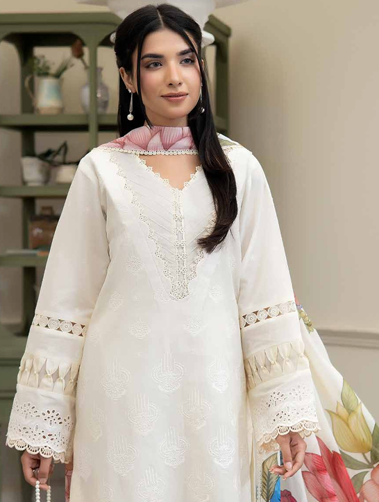 chicken Kari shirt ,pure digital chiffon dupatta, comfort trouser