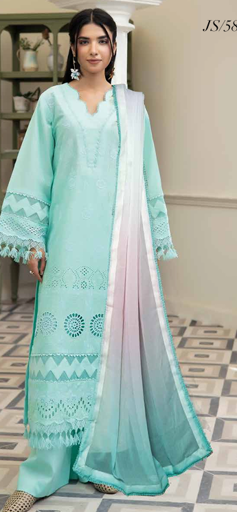 chicken Kari shirt ,pure digital chiffon dupatta, comfort trouser