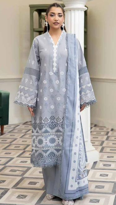 chicken Kari shirt ,pure digital chiffon dupatta, comfort trouser